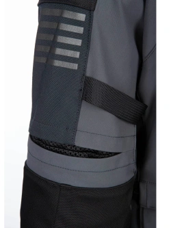 Kurtka motocyklowa tekstylna damska Klim Sedona szaro-czarna