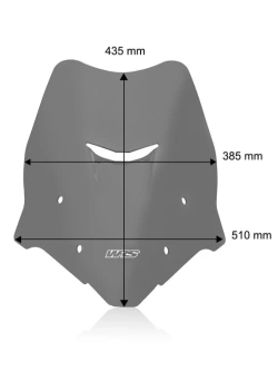 Szyba motocyklowa WRS Touring Benelli TRK 702/ X (23-) przyciemniana