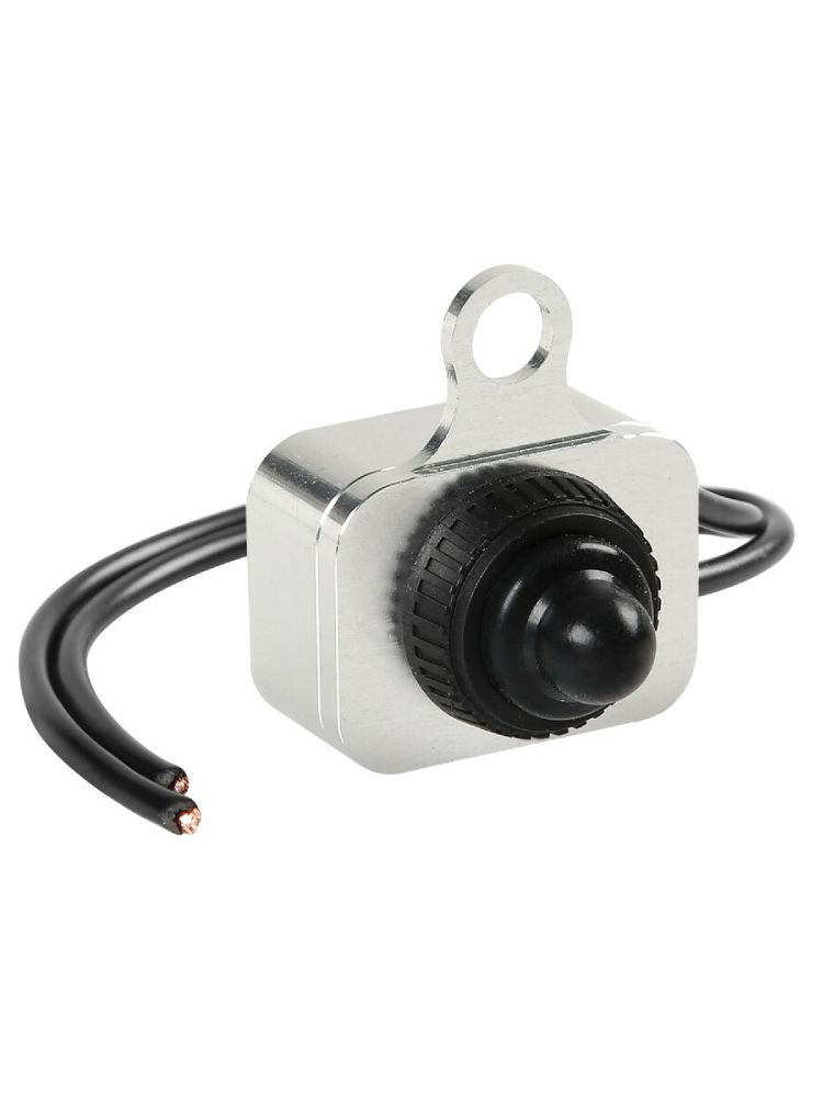 Wodoodporny przełącznik Lampa On & Off (12V) aluminiowy srebrny