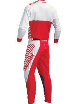 Bluza enduro Thor Hallman Differ Slice biało-czerwona