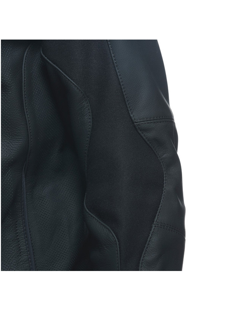 Kurtka motocyklowa skórzana Dainese Razon 2 Perforowana czarna