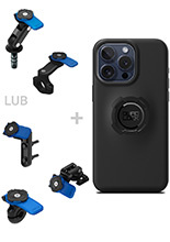 Zestaw na motocykl: etui na telefon iPhone 15 Pro Max + mocowanie Quad Lock