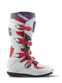 Buty enduro dziecięce Gaerne GX-J czarno-niebieskie-fluo