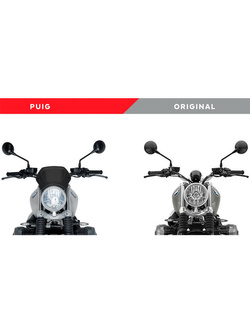 Owiewka PUIG Retroplate do BMW R Nine T / Pure / Scrambler / Urban G / Urban S czarna