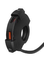 Podwójne gniazdo USB QC 3.0 BikeTec na kierownicę