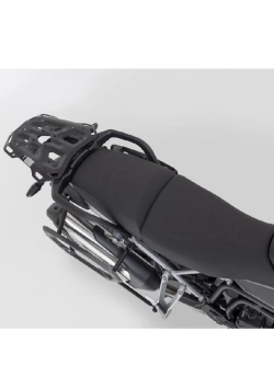 Zestaw: kufry boczne 45/37L + kufer centralny 38L TRAX ADV+ stelaże SW-Motech Triumph Tiger 900 GT/ Pro, Rally Pro (23-) srebrne