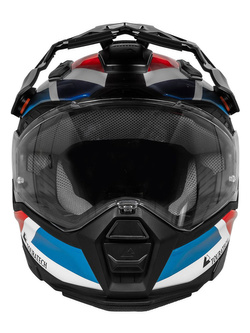 Kask adventure Touratech Aventuro Pro Carbon czarno-niebiesko-czerwony