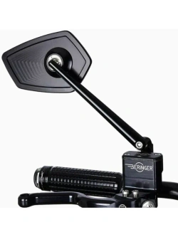 Lusterko motocyklowe prawe uniwersalne Motogadget Mo.view Race aluminiowe, czarne [długość ramienia: 150 mm]