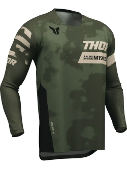 Bluza enduro Thor Launchmode Bleach czarno-zielona
