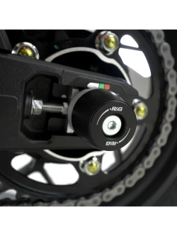 Slidery wahacza R&G Racing Honda CB 1000 Hornet/ SP (25-)/ CB 1000 GT (26-) z rolkami APEX Cotton Reels czarne