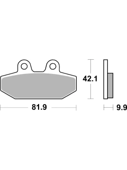 Klocki hamulcowe Brembo SP Harley Davidson Heritage/ Low Rider/ Softail (wybrane modele) [na tył, kpl. na 1 tarczę]