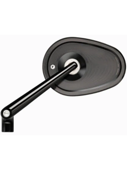 Lusterko motocyklowe uniwersalne Motogadget Mo.view Club aluminiowe, czarne [długość ramienia: 110 mm]