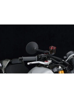 Lusterko motocyklowe Daytona D-Mirror-3 Round do montażu na końcu manetki czarne