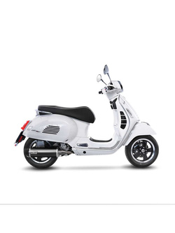 Tłumik motocyklowy z katalizatorem LeoVince Nero [Slip-On, Stal nierdzewna + Carbon] do Vespa GTS 300 HPE/ Super/ Sei Giorni (19-20)
