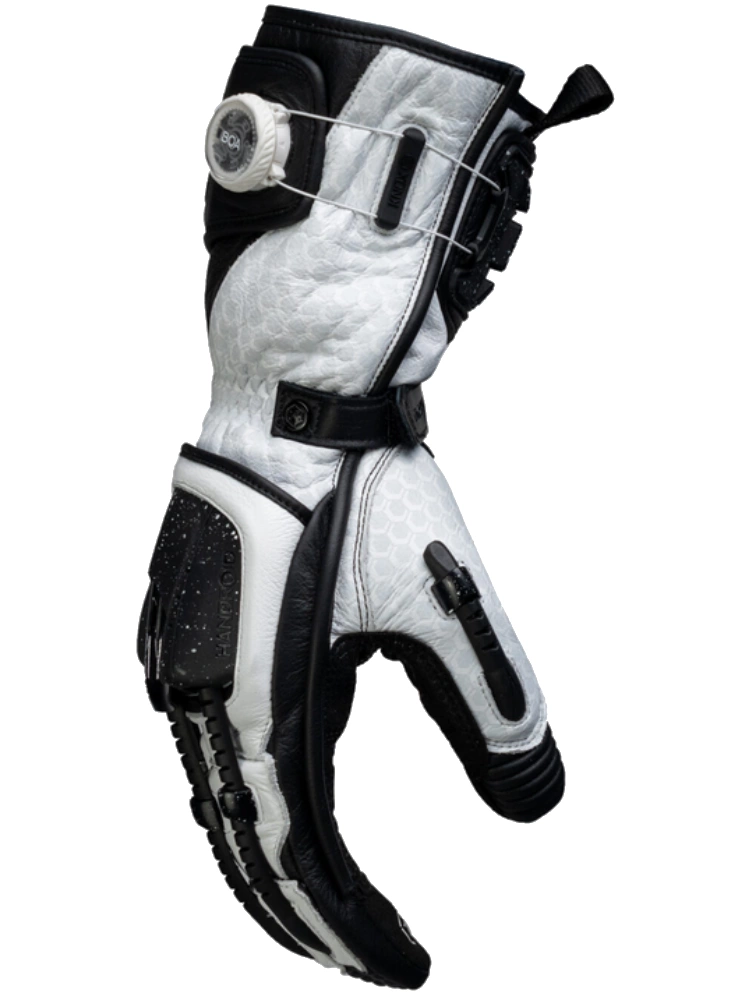 Rękawice motocyklowe Knox Handroid MK5 czarno-białe