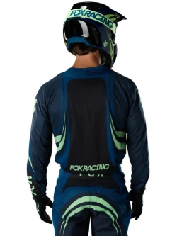 Bluza enduro Fox 180 Draft czarno-niebieska