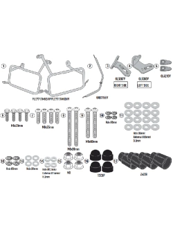 Stelaż kufrów bocznych Monokey GIVI PL One-Fit KTM 890 SMT/ 790 Adventure (23-)