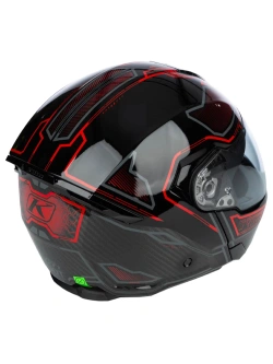 Kask szczękowy Klim GT1 Expedition Encrypted czarno-czerwony