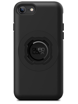 Zestaw: etui na telefon iPhone SE (3 i 2 gen) + uchwyt Quad Lock montowany za pomocą paska z szybkozłączką
