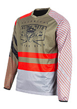 Bluza enduro Klim Petrol zielono-czerwona