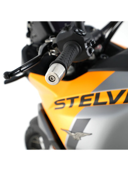 Końcówki kierownicy motocyklowej R&G Racing Moto Guzzi Stelvio (24-)/ V7 Stone (21-) stalowe