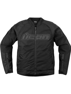Kurtka motocyklowa tekstylna Icon Overlord 3 czarna