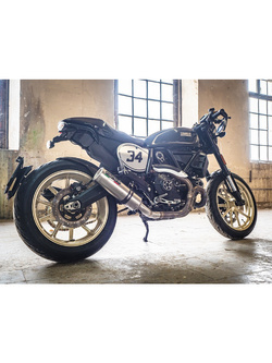 Tłumik G.P.R M3 Titanium Natural [Slip-On, Titanium] - Ducati Scrambler 800 [15-16]