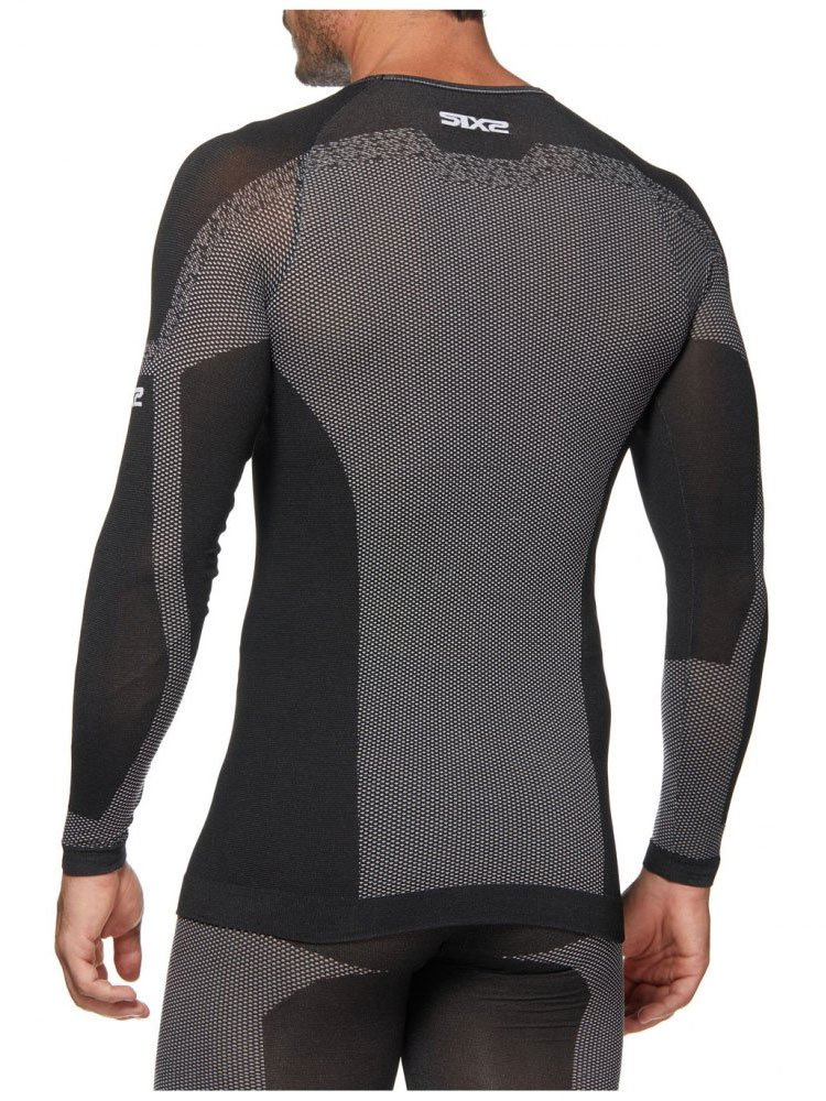 Bluza termoaktywna SIXS Breezy Touch LS na lato czarna unisex
