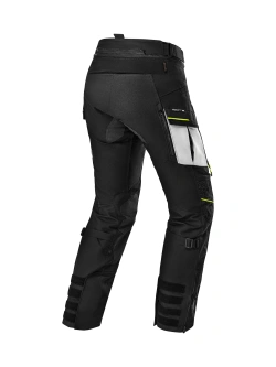 Spodnie motocyklowe damskie tekstylne Shima Tracker czarno-szare