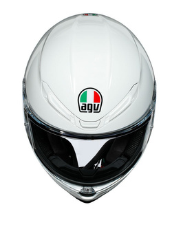 Kask integralny AGV K6 biały