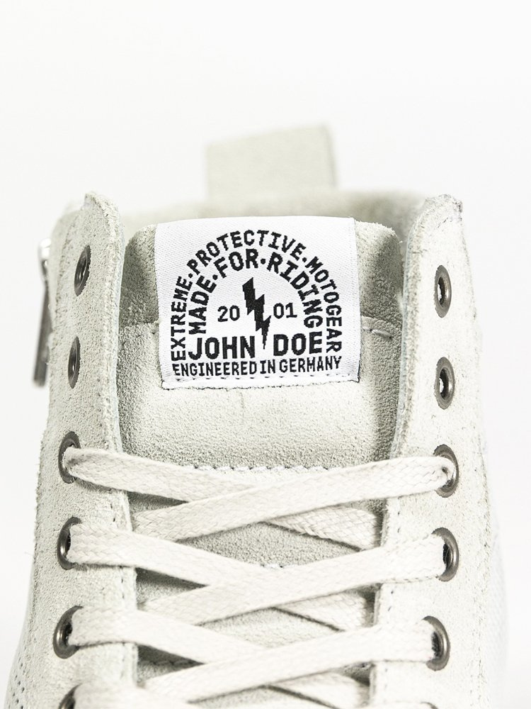 Buty motocyklowe krótkie John Doe Neo białe