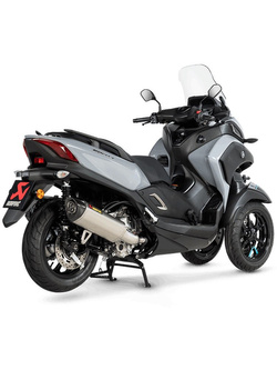 Tłumik motocyklowy Akrapovič Slip-On Line Yamaha MW 300 Tricity (21-24)/ 125 Tricity (21,23)/ CZD 300 A X-Max/ Tech Max (21-22), X-Max 300 X-Max/ Tech Max (23-24) [Stainless steel + Carbon]