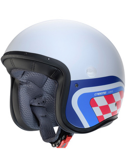 Kask otwarty Caberg Freeride X Daytona biało-niebieski