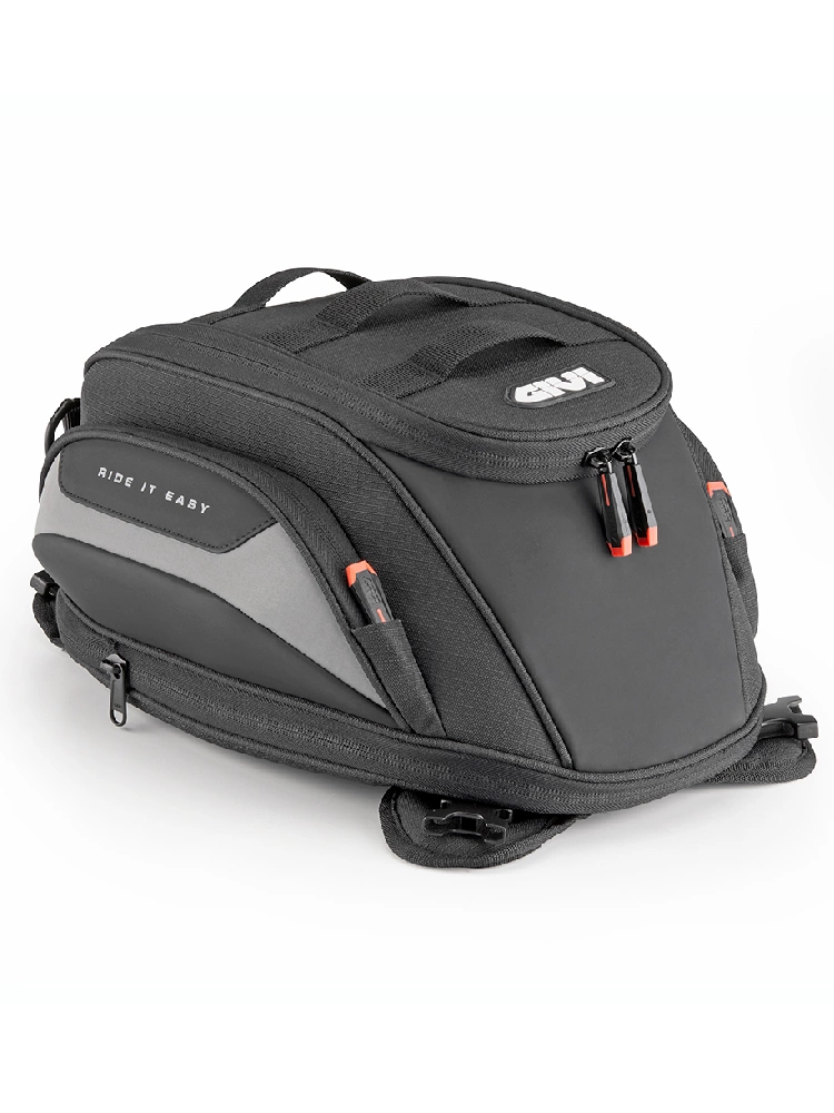 Torba na zbiornik Tankbag GIVI EASY04 mocowana za pomocą pasków i/ lub magnesów, czarna [poj.: 12-16l]
