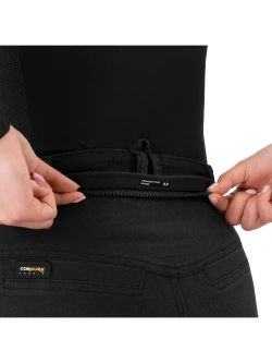 Jeansy motocyklowe damskie Shima Recon czarne