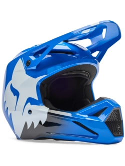 Kask enduro Fox V1 Shield niebiesko-czarny