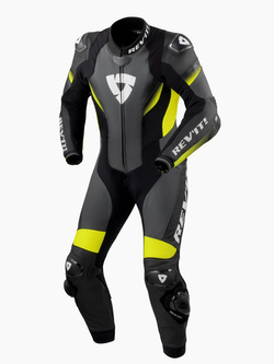 Kombinezon motocyklowy jednoczęściowy REV’IT! Control czarno-fluo żółty