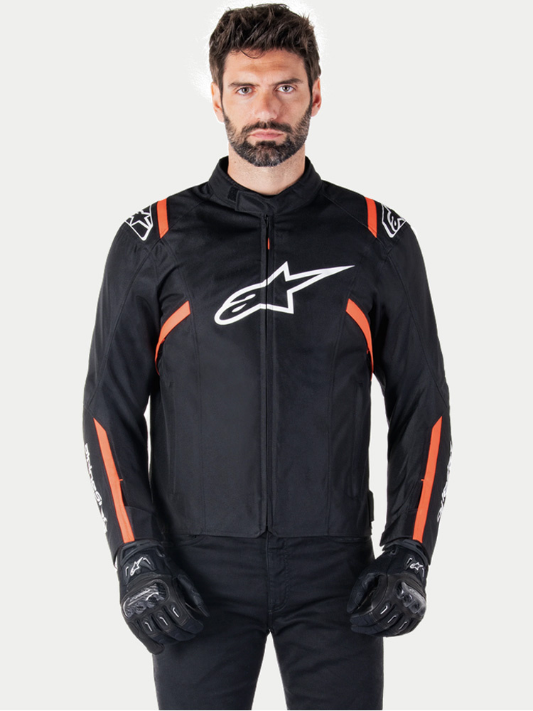Kurtka motocyklowa tekstylna Alpinestars T-SPS V2 czarno-biało-czerwona
