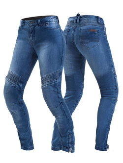 Jeansy motocyklowe damskie Shima Jess niebieskie