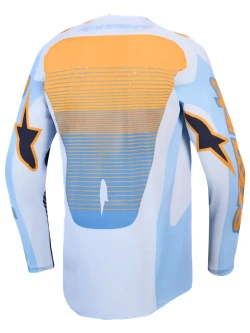 Bluza cross Alpinestars MX Techstar Maven biało-niebiesko-pomarańczowa