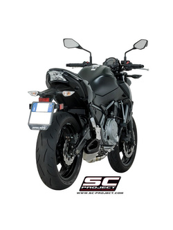 Pełny układ wydechowy 2-1 z tłumikiem SC1-R [homologacją euro 4] SC-Project do Kawasaki Z 650 [17]