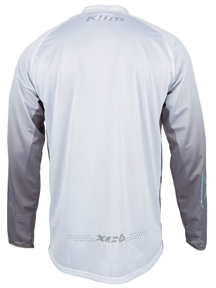 Bluza enduro Klim XC Lite biało-szara