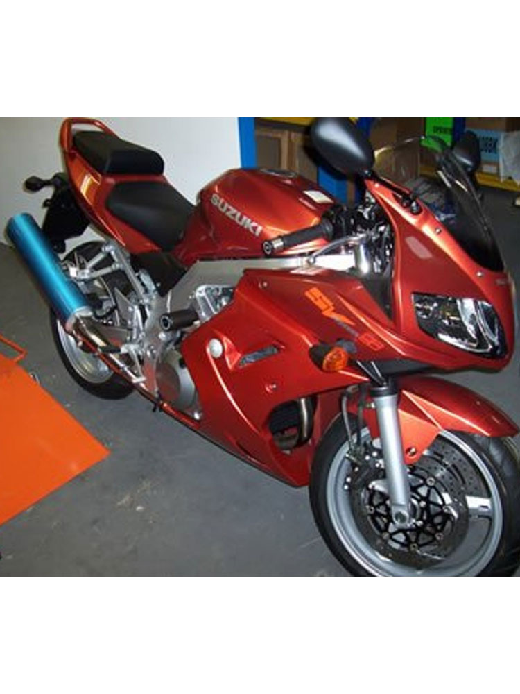 CRASH PADY R&G DO Suzuki SV1000 Bikini (03-05) / SV1000 FullFaired (03-05) / SV1000 Unfaired (03-05) (SREBRNY KIT MONTAŻOWY))