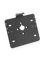 Mocowanie do tablicy rejestracyjnej Rizoma (Ø 186x146 mm) czarne