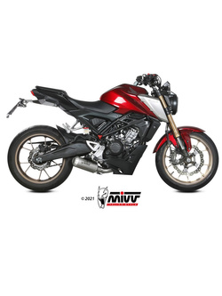Pełny układ wydechowy (MK3) MIVV do Honda CB 125 R (21-24) srebrny