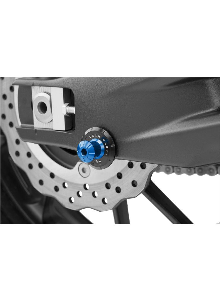 Rolki wahacza PUIG do motocykli BMW S1000 / Ducati Multistarda 950 / Honda / Kawasaki / Suzuki/Triumph Tiger (M8 - niebieskie PRO)