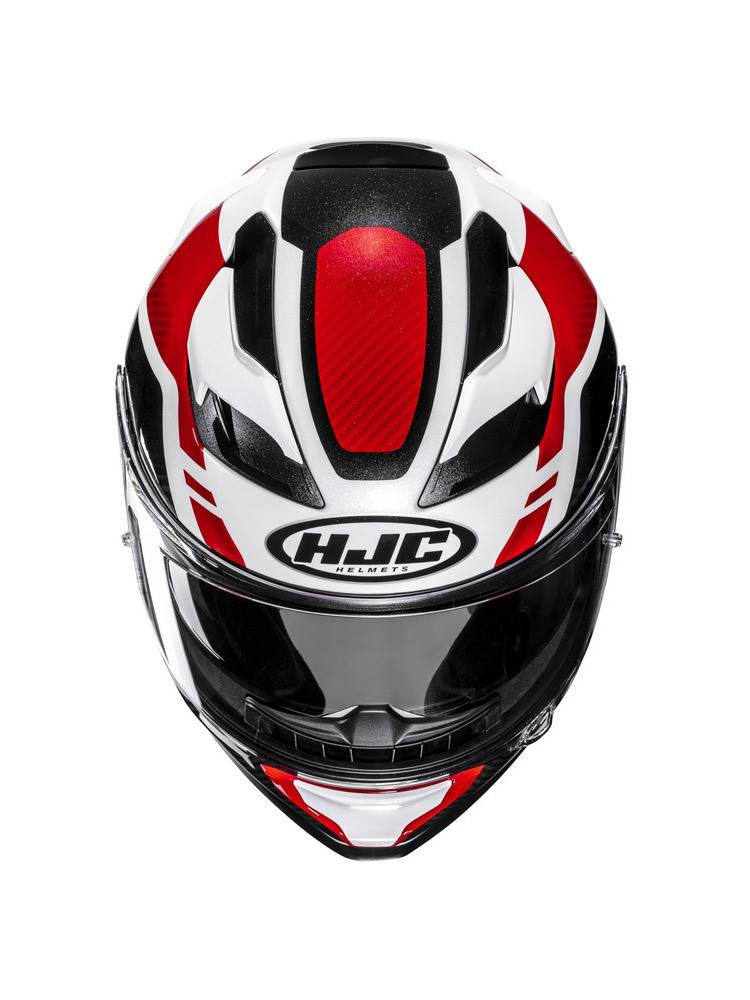 Kask integralny HJC F71 Tozz biało-czerwony