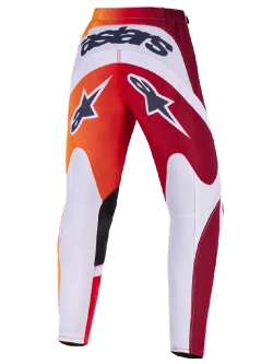 Spodnie cross dziecięce Alpinestars MX Fluid Portl czerwono-szare