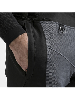 Spodnie motocyklowe tekstylne Shima Rush 2.0 Vent czarno-szare-fluo