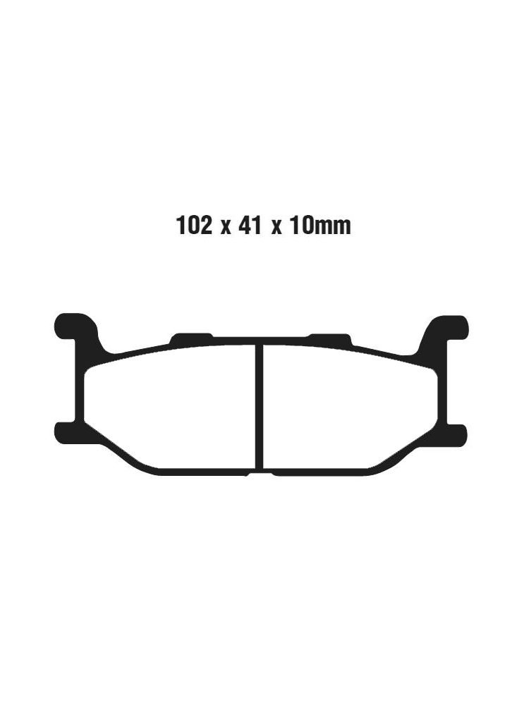 Klocki hamulcowe EBC FA179HH 102 x 41 x 10mm NA PRZÓD